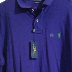 NWT Polo by Ralph Lauren Purple Polo Shirt Classic Fit Sz XL